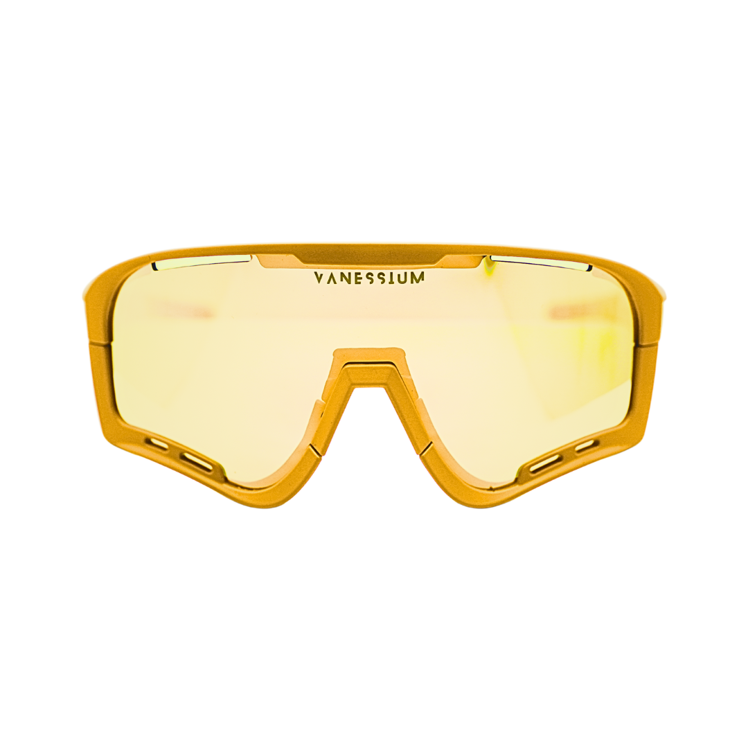 Lunettes de Soleil. Jaune.